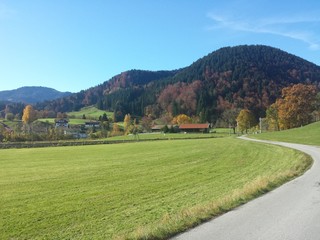 Fototapeta na wymiar Oberbayern Tölzer Land