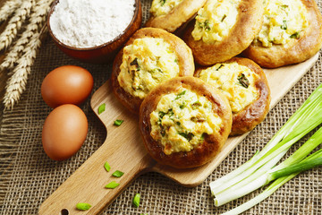 Shangi- patties with potatoes and green onion