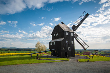 Die Bockwindmühle in Kottmarsdorf / Oberlausitz