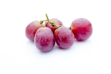 Grape on the white background. Fresh  berry.