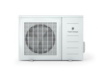 Fototapeta premium Air conditioner isolated on a white background