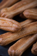 Homemade latin churros , freshly made