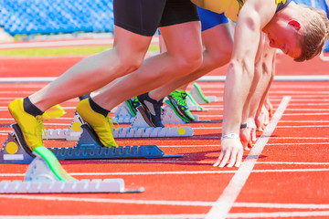 runner at the start