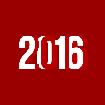 red and white number of 2016