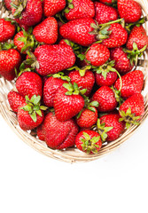 many ripe strawberries close-up