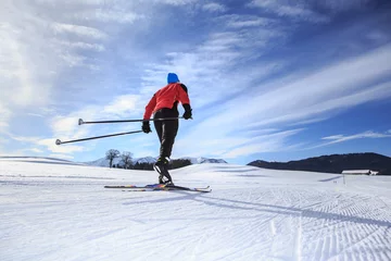 Papier Peint photo Sports dhiver ski de fond