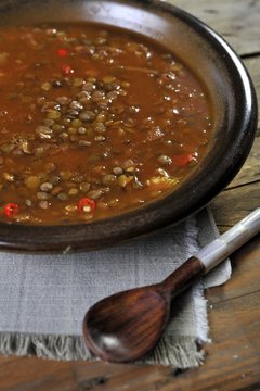 soup with lentils 