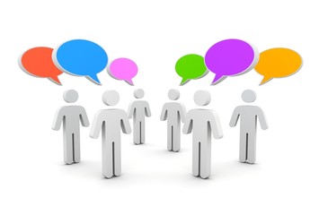 Communication And Speech Bubbles