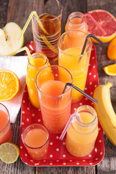 assorted fruit juice