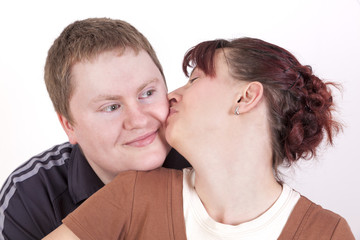 Man and woman as a happy couple