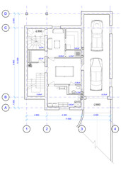 Architectural Plan of 0 floor of house (see other floors in my p