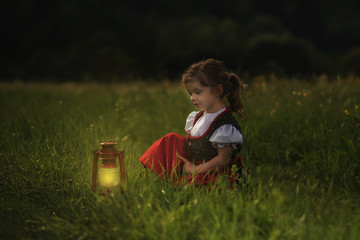 Ritratto di Bambina con fiori