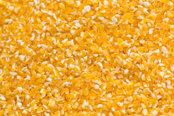 small dry seeds of cereals in background