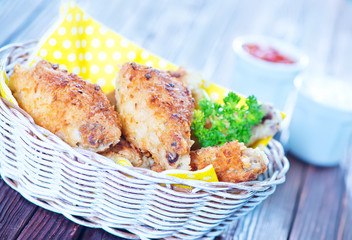 fried chicken wings
