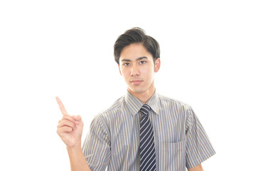 笑顔のビジネスマン