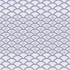 Japanese geometric seamless pattern design