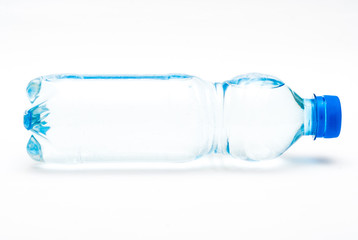 Plastic bottle of water