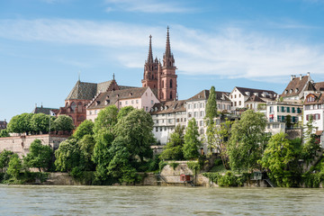 Basel Cathedral - obrazy, fototapety, plakaty