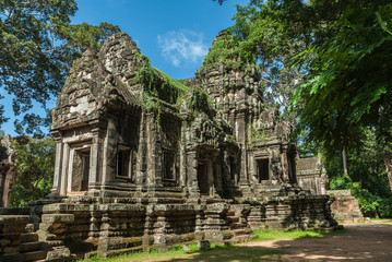 general sight of the temple thommanon in siam reap, cambodia