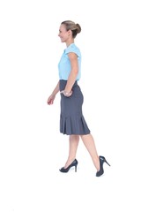 Businesswoman walking