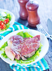 fried meat