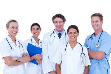 Fototapeta premium Doctors and nurse standing together