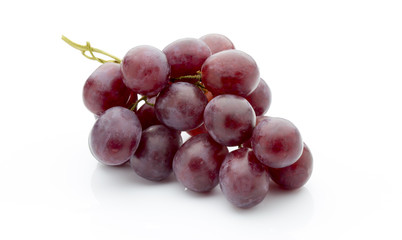 Grape on the white background. Fresh  berry.