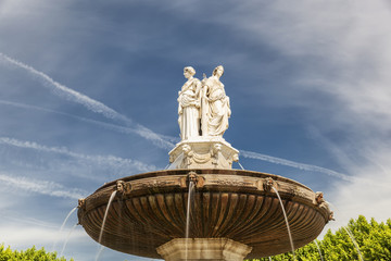 Ladies of Fountain at La Rotonde in Aix-en-Provence