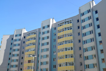 New skyscraper against the sky