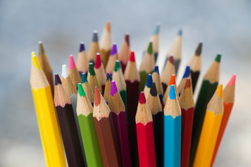 pencils background color