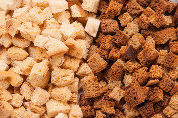 edible stack small cracker from bread