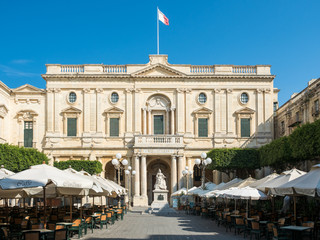 Naklejka premium Malta - Bibliothek von Valletta