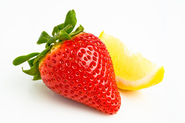 strawberry and lemon