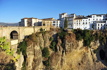 Fototapeta na wymiar Tajo de Ronda, Ronda, Málaga, Andalucía, España