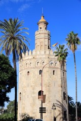 Fototapeta na wymiar Seville Golden Tower