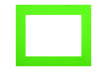 Colored wooden frame