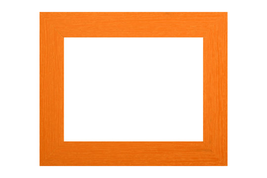 Colored wooden frame