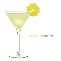 Margarita Cocktail. Frozen Drink
