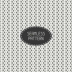 Geometric line seamless pattern with rhombus, square. Paper for