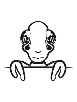 alien humorous kilroy