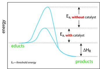 effect of catalyst on a chemical reaction