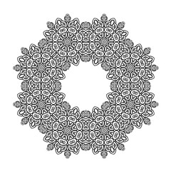 Mandala. Ethnic round ornament. Vector art