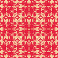 Pattern in Asian style: Chinese, Indian, Arabic Background