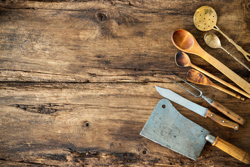 Vintage kitchen utensils