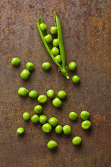 fresh green peas