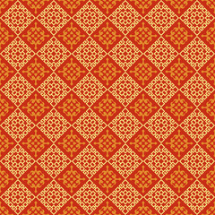 Pattern background vector asian style