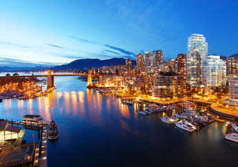 Fototapeta na wymiar Vancouver in Canada