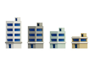 set of the render buildings, Expansion of the series