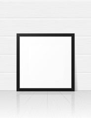 Blank frame on a white background