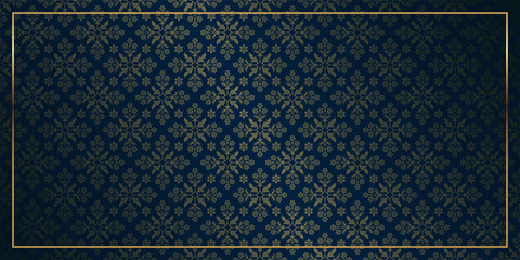 Elegant template luxury invitation, card with lace ornament. Floral elements, ornate background. Vector illustration.
